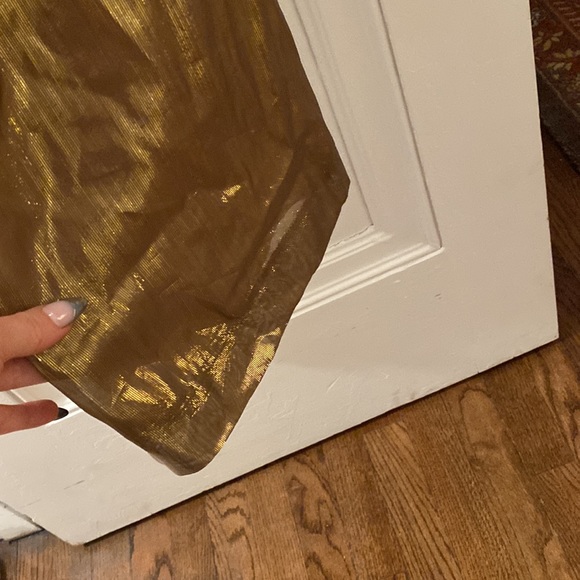 DEREK LAM CROSBY LAMÉ PANTS - Picture 7 of 7